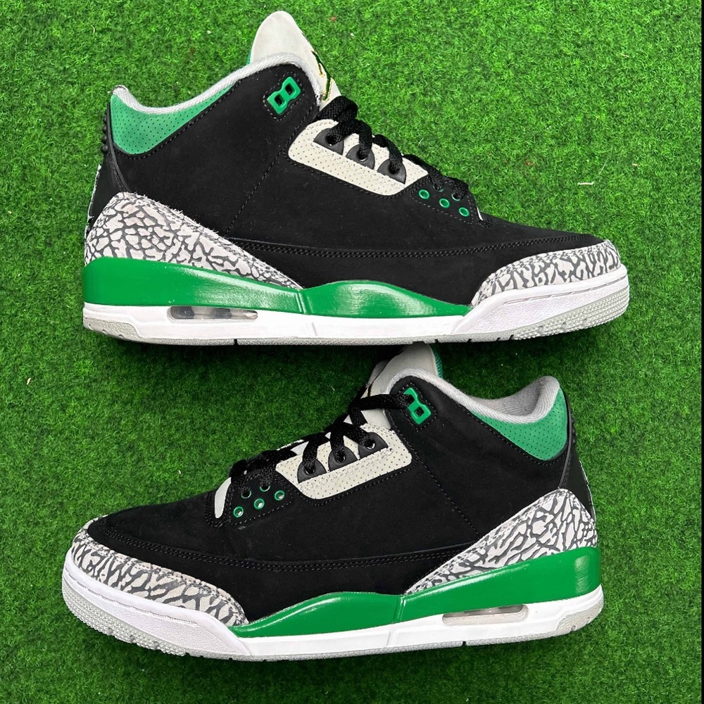 Jordan 3 pine green